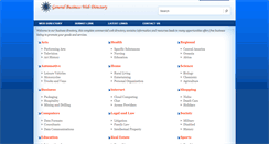 Desktop Screenshot of generalbusinesswebdirectory.com